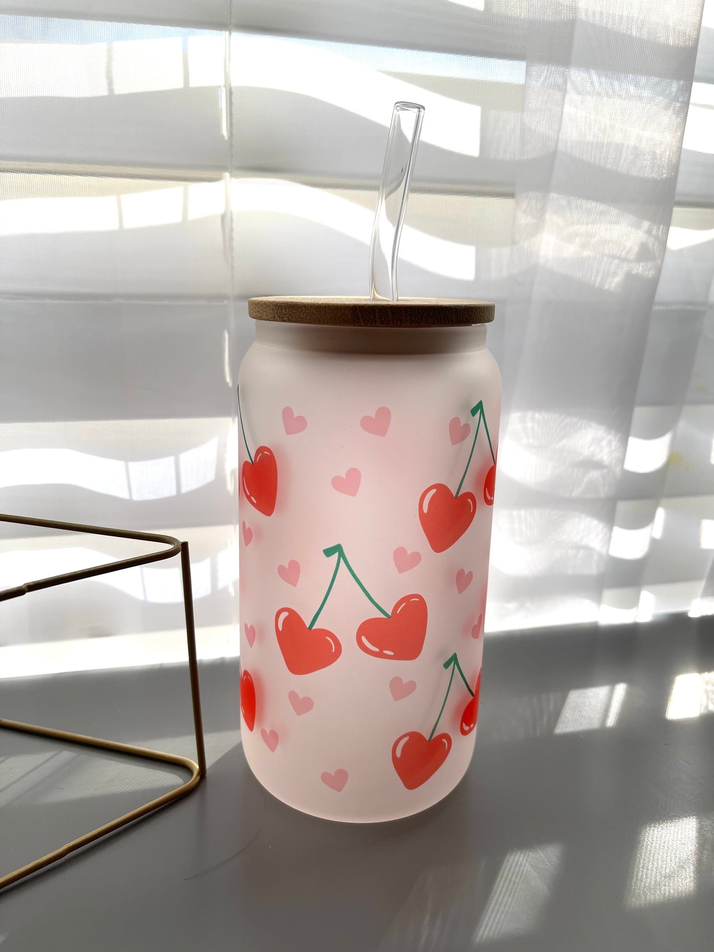 Valentines heart shape cherries 16oz