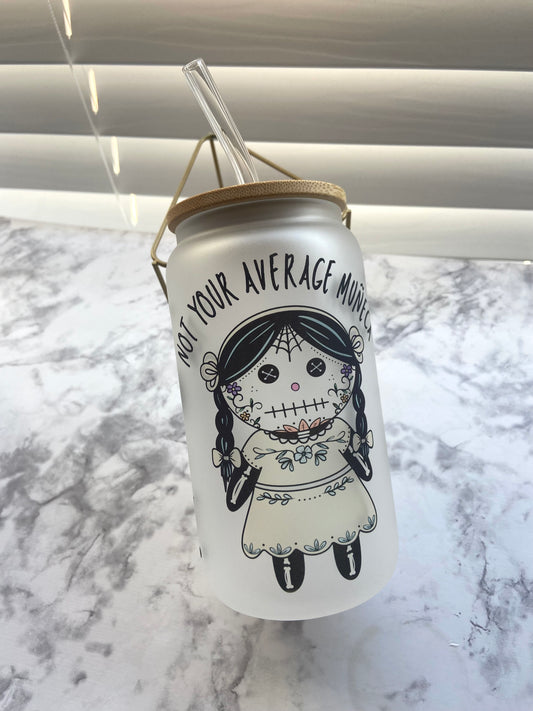 Not your average muñeca 16oz glass can