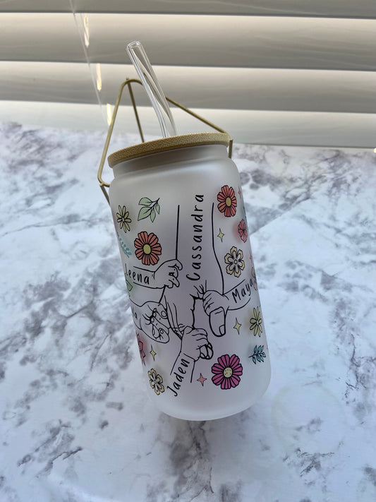 Mother & children custom cup