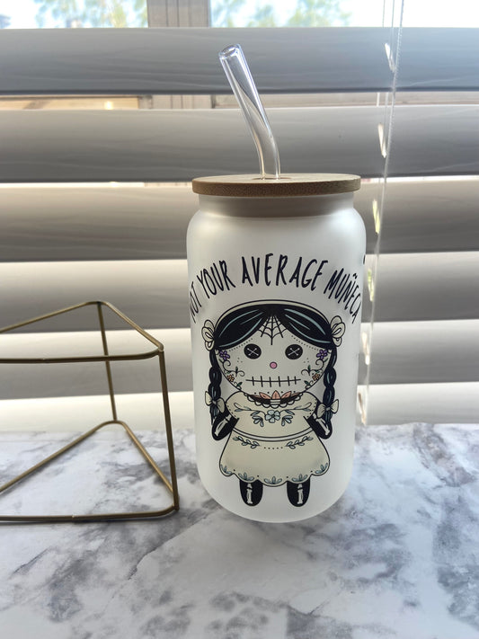 Not your average muñeca 16oz glass can