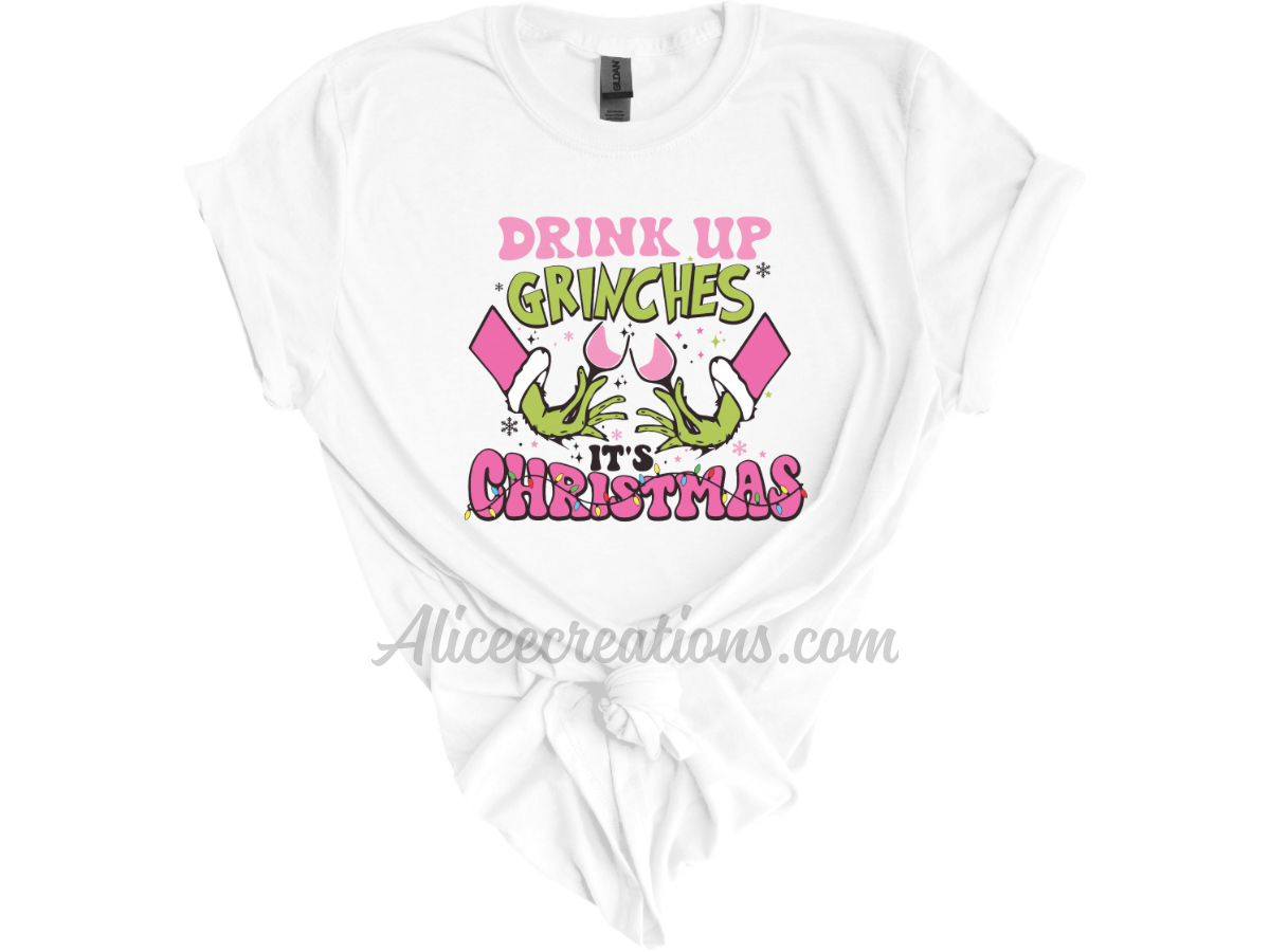 Drink up it’s Christmas tee