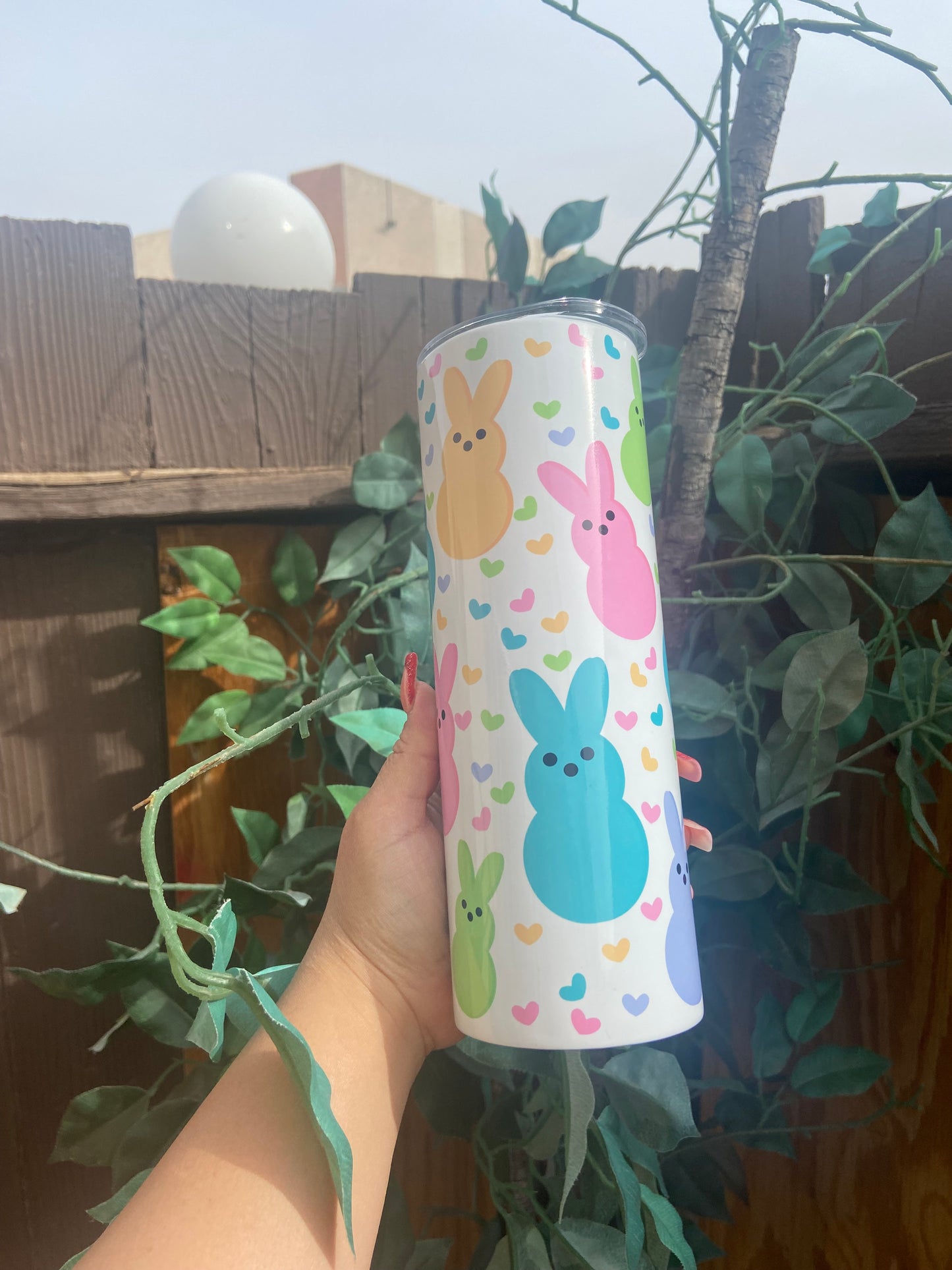 Peeps 20oz tumbler, Easter, easter cups, spring tumblers, coffee cups, Spring, bunny, cups, drink ware, kitchen, easter basket, gifts