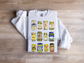 Vintage Canned Pickle Jars crewneck sweatshirt