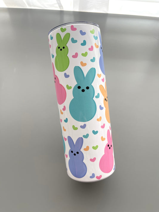 Peeps 20oz tumbler, Easter, easter cups, spring tumblers, coffee cups, Spring, bunny, cups, drink ware, kitchen, easter basket, gifts