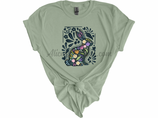 Talavera floral bunny tee