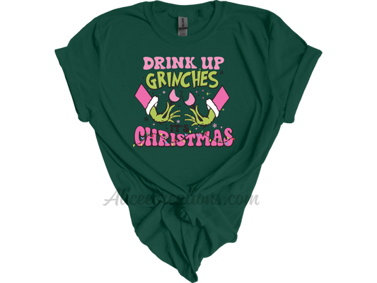 Drink up it’s Christmas tee