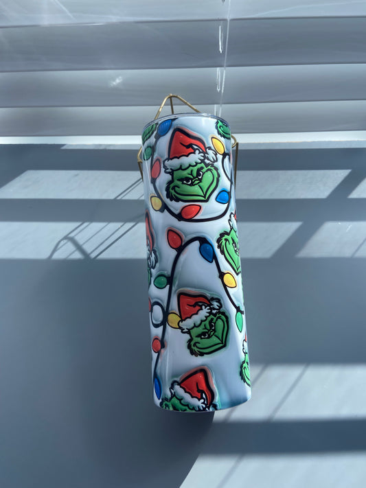 3D grinchmas 20oz tumbler