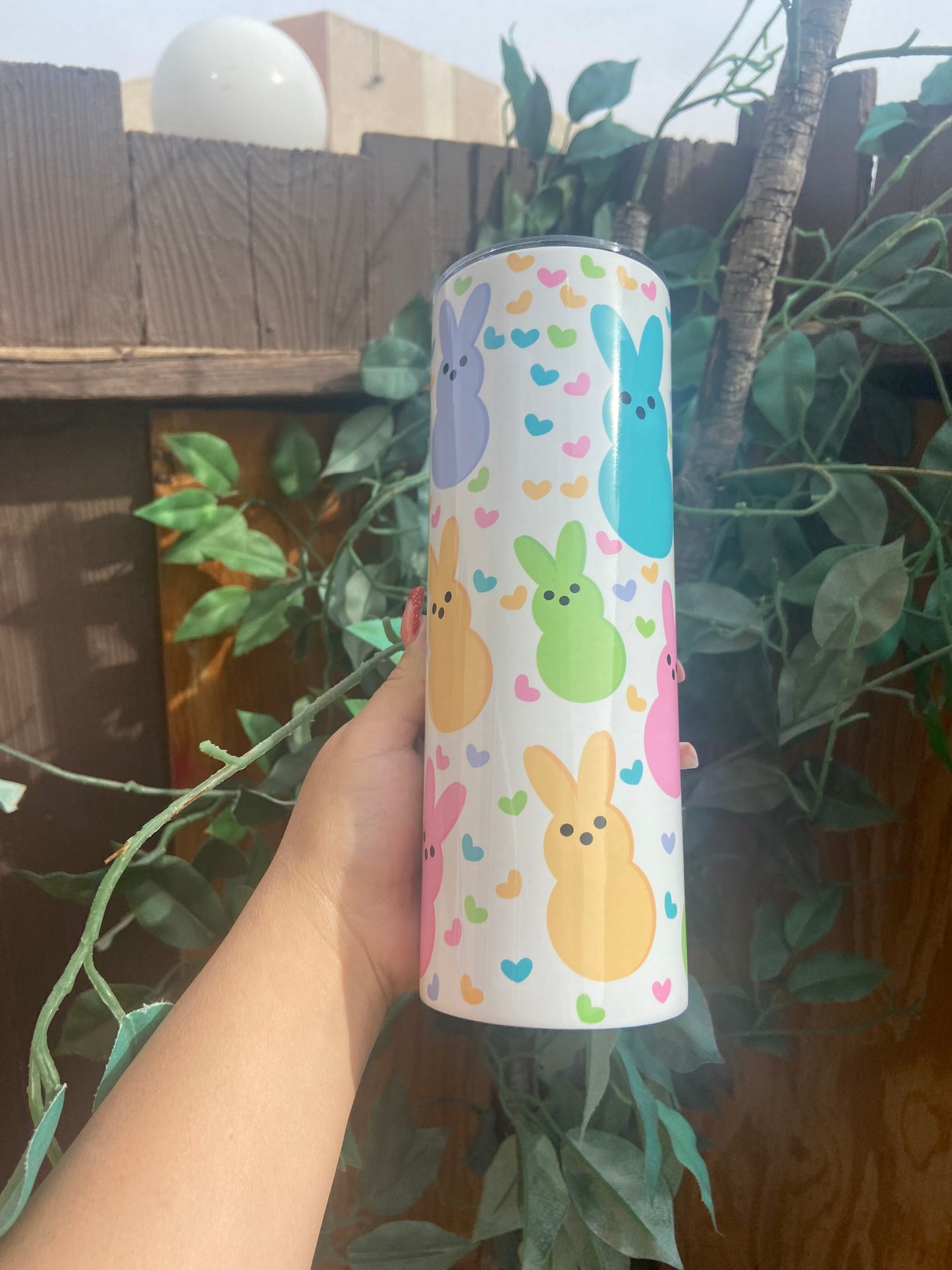 Peeps 20oz tumbler, Easter, easter cups, spring tumblers, coffee cups, Spring, bunny, cups, drink ware, kitchen, easter basket, gifts