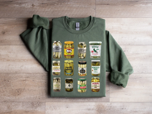 Vintage Canned Pickles crewneck