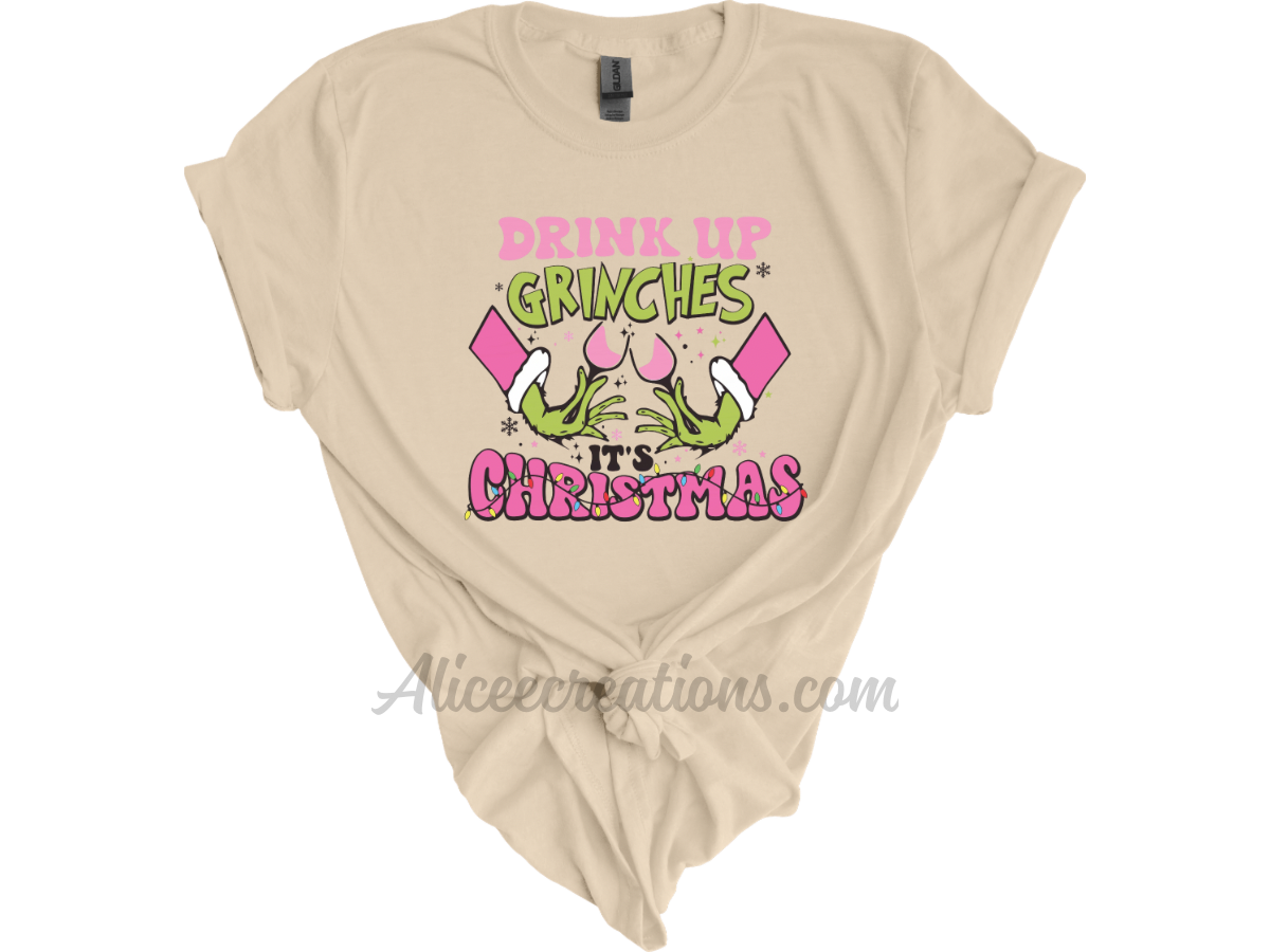 Drink up it’s Christmas tee