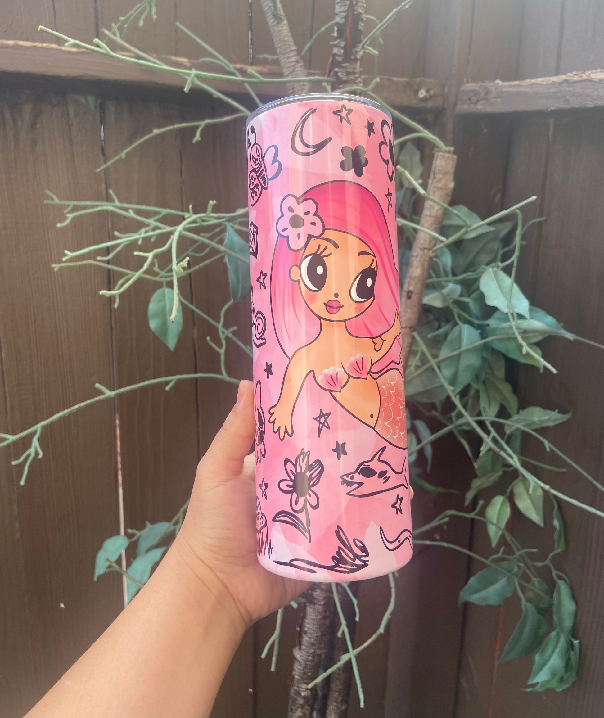 Insulated Tumbler With Straw | Sera Bonito Tumbler| Alicee Creations