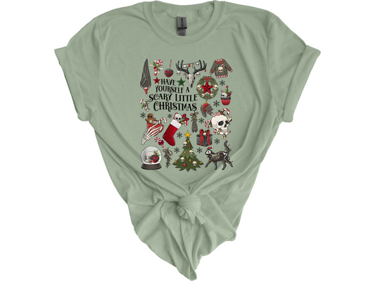 Have yourself a scary little Christmas tee