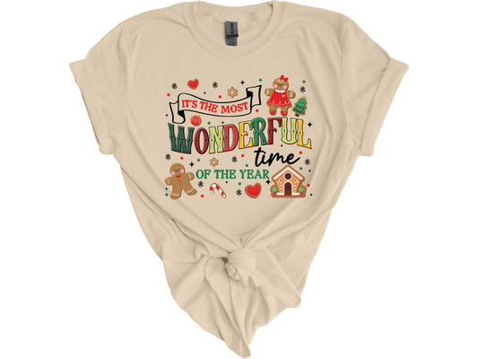 It's the most wonderful time of the year short sleeve tee