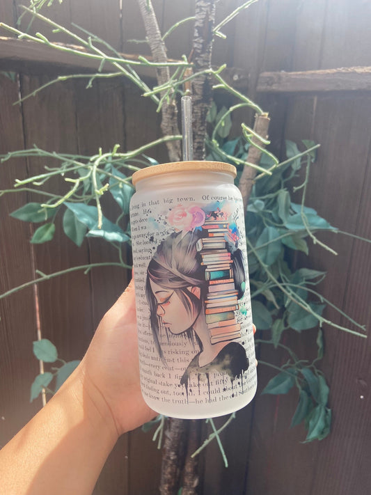 Best Gift For Book Lovers | Wrapped Glass Can | Alicee Creations