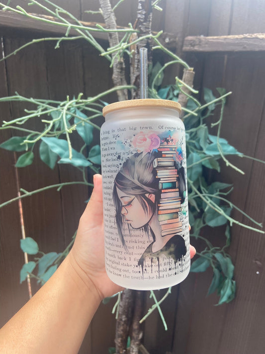 Best Gift For Book Lovers | Wrapped Glass Can | Alicee Creations